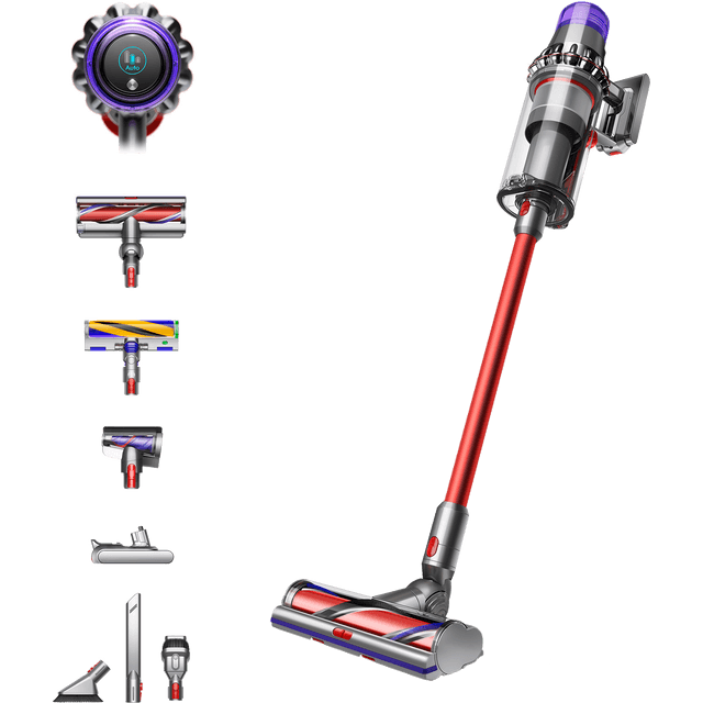 Dyson Outsize Absolute Cordless Vacuum Cleaner with up to 120 Minutes Run Time - Red / Silver